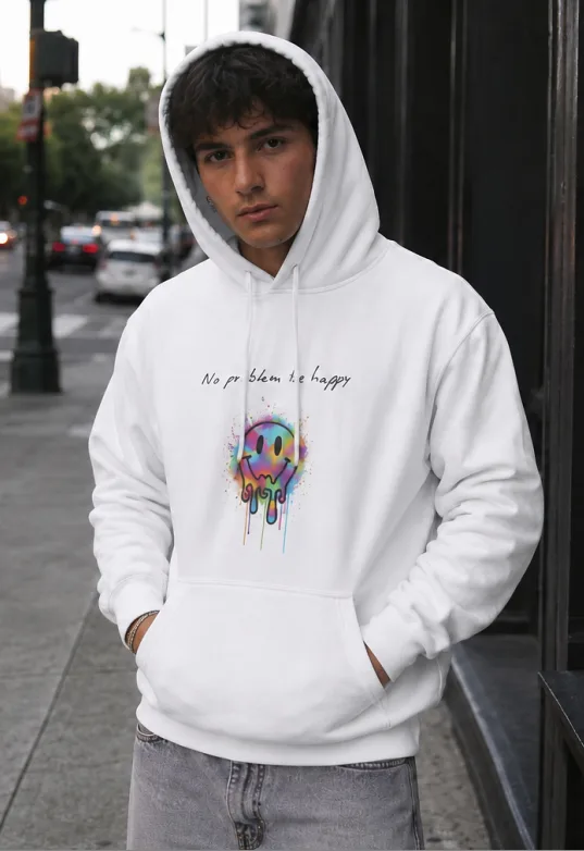 Sudadera No problem Be Happy